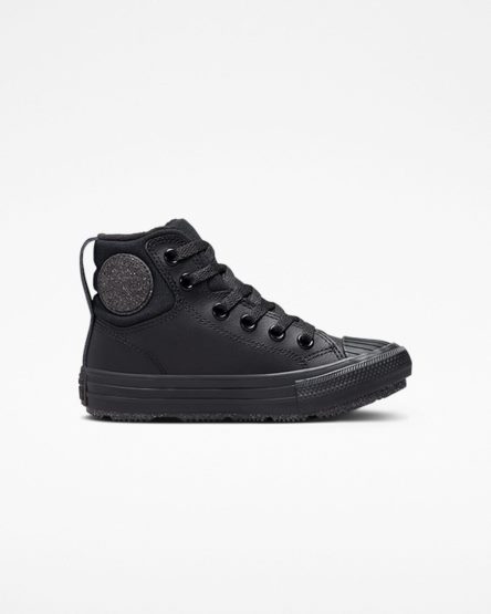 Tenisi Inalti Fete Converse Chuck Taylor All Star Berkshire Boot Piele Negrii Gri | RO GTWYQ893